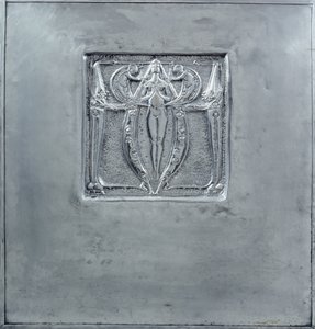 पीटा धातु का सजावटी पैनल, 1898-99